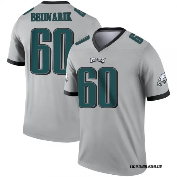 Limited Men's Chuck Bednarik Green Jersey - #60 Football Philadelphia  Eagles 100th Season Rush Vapor Untouchable Size 40/M