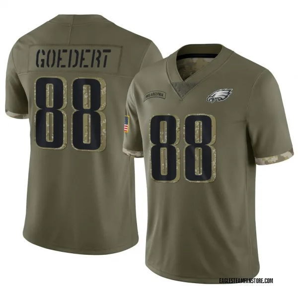 Limited Men's Dallas Goedert Midnight Green Home Jersey - #88