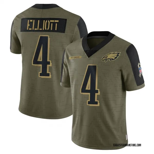 Philadelphia Eagles #4 Jake Elliott Jersey St. Patricks Day Kelly Green  Lucky - Men - Dingeas