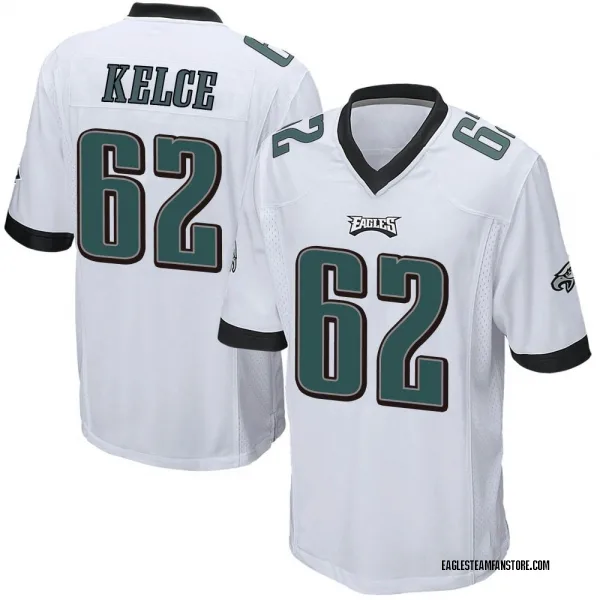 Jason Kelce Nike Philadelphia Eagles Limited White Jersey