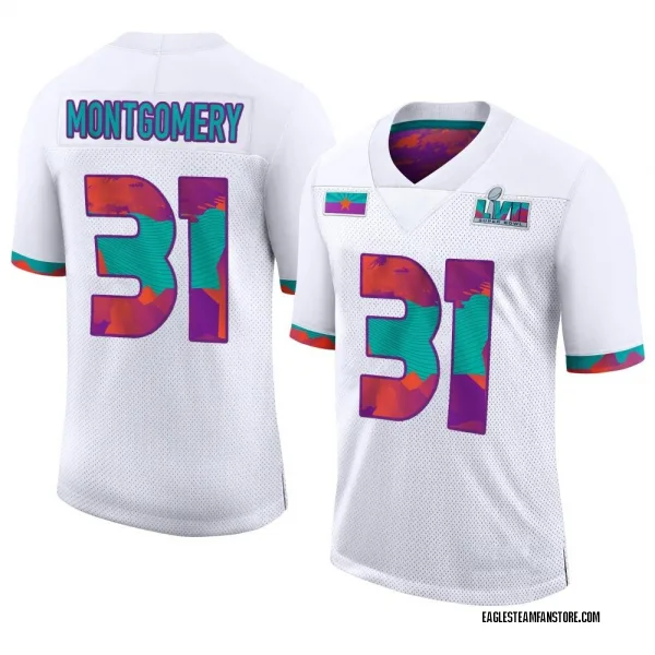 Limited Men's Wilbert Montgomery Silver Jersey - #31 Football Philadelphia  Eagles 100th Season Inverted Legend Size 40/M