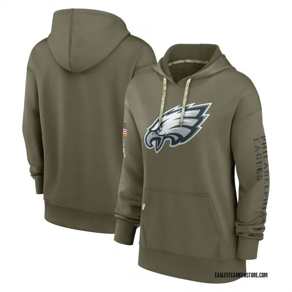 Women's Philadelphia Eagles Olive 2022 Salute to Service Performance ...