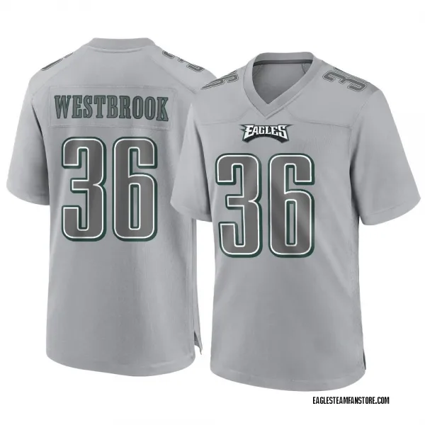 Limited Youth Brian Westbrook Green Jersey - #36 Football Philadelphia  Eagles Rush Drift Fashion Size S(10-12)