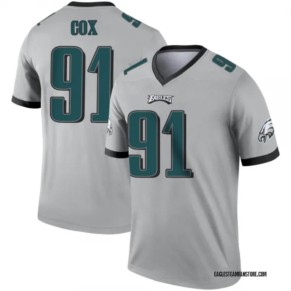 Fletcher Cox Philadelphia Eagles Youth Legend Olive Salute to Service  Sideline Long Sleeve T-Shirt